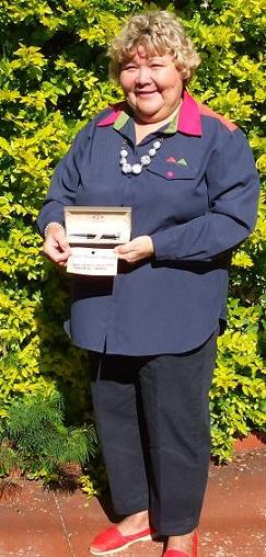 Maree Cameron,  winner of Most Points  in the Pavilion 2011