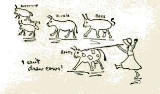 Driving the cows from 'Daddy-Long-Legs' by Jean Webster